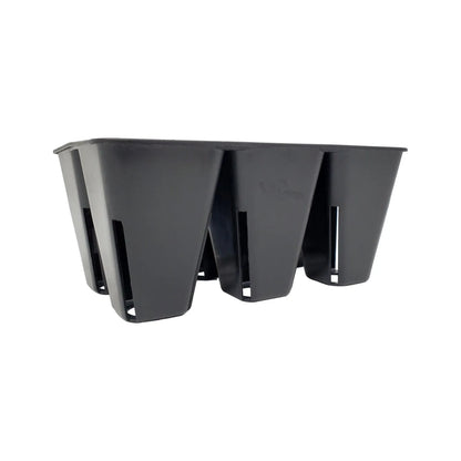 6 Cell Plug Tray Inserts 12 Pack / Black Bootstrap Farmer
