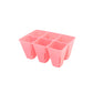 6 Cell Plug Tray Inserts 12 Pack / Pink Bootstrap Farmer