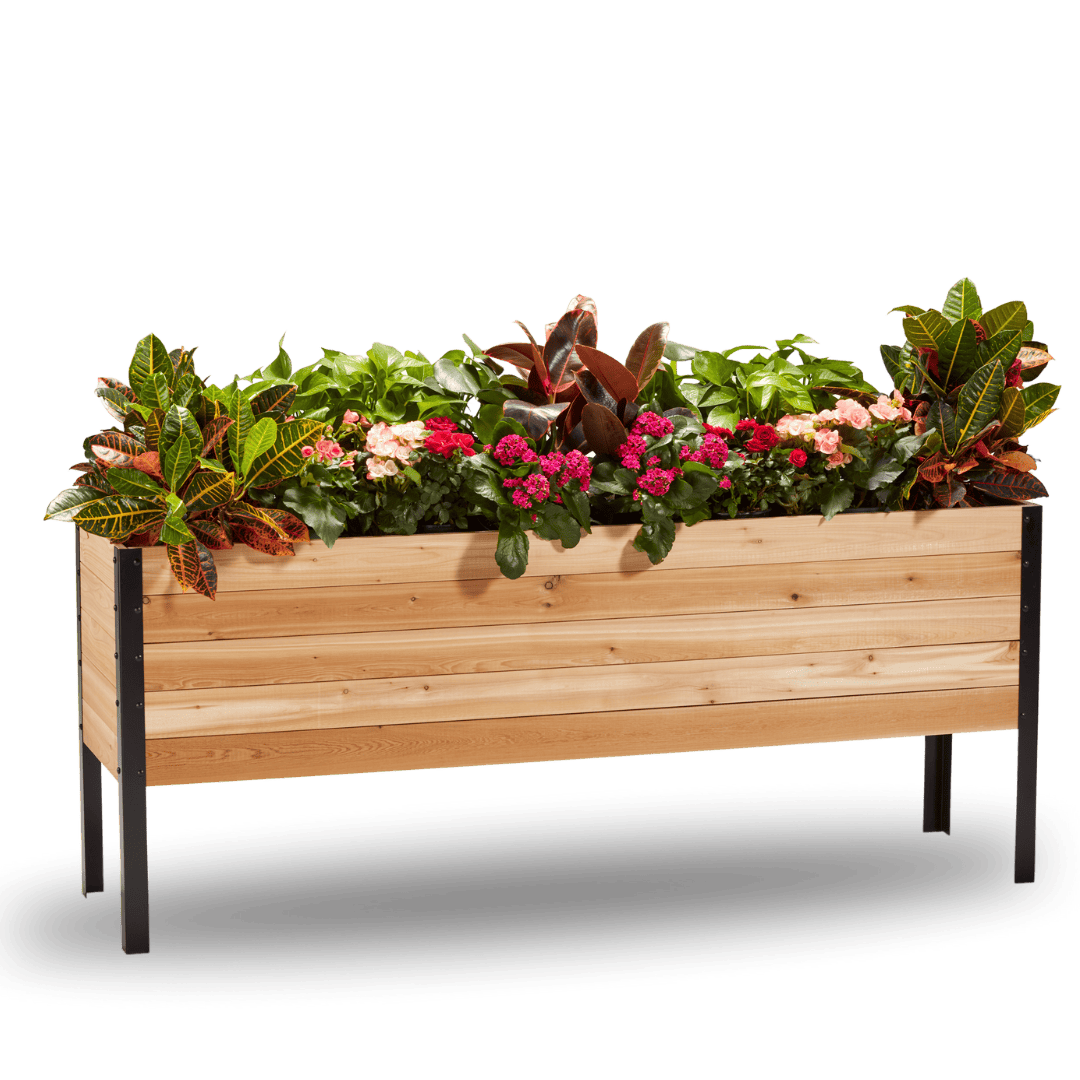 18″ x 72″ Deep Root Raised Garden Bed - 30″ TALL / Select Grade Cedar Planters