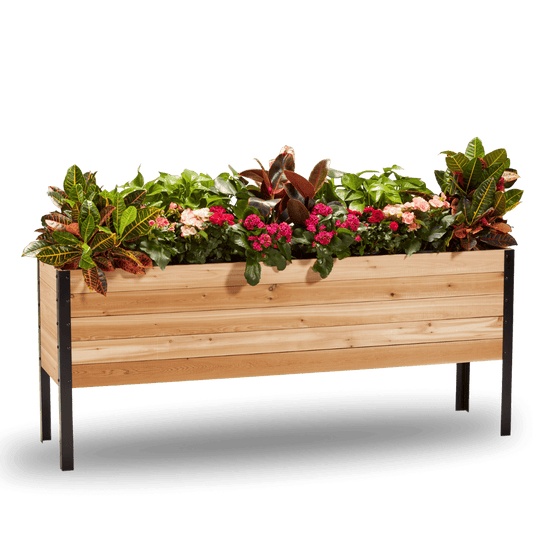 18″ x 72″ Deep Root Raised Garden Bed - 30″ TALL / Select Grade Cedar Planters