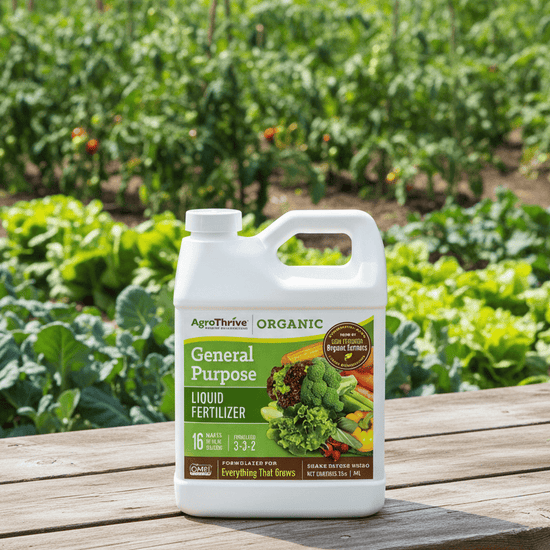 AgroThrive Organic General Purpose Fertilizer (1 gal) AgroThrive