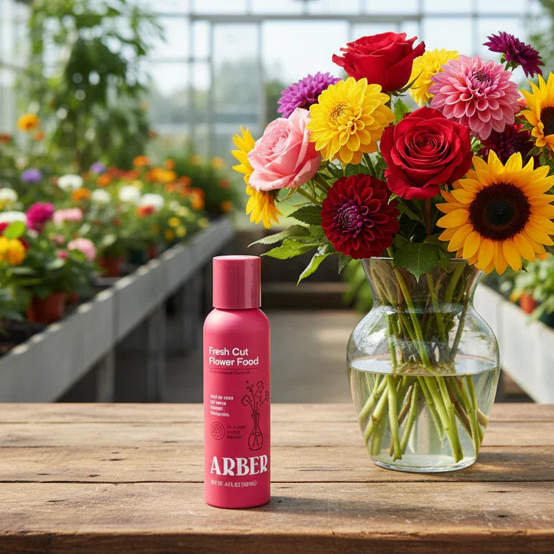 Arber Fresh Cut Flower Food 4oz Grow Organic