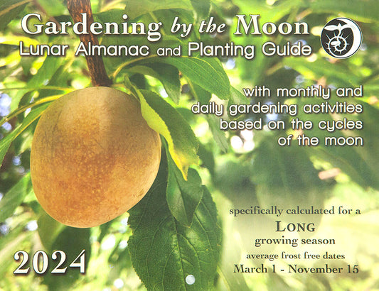 Frontside of Garden by the Moon Calendar 2024
