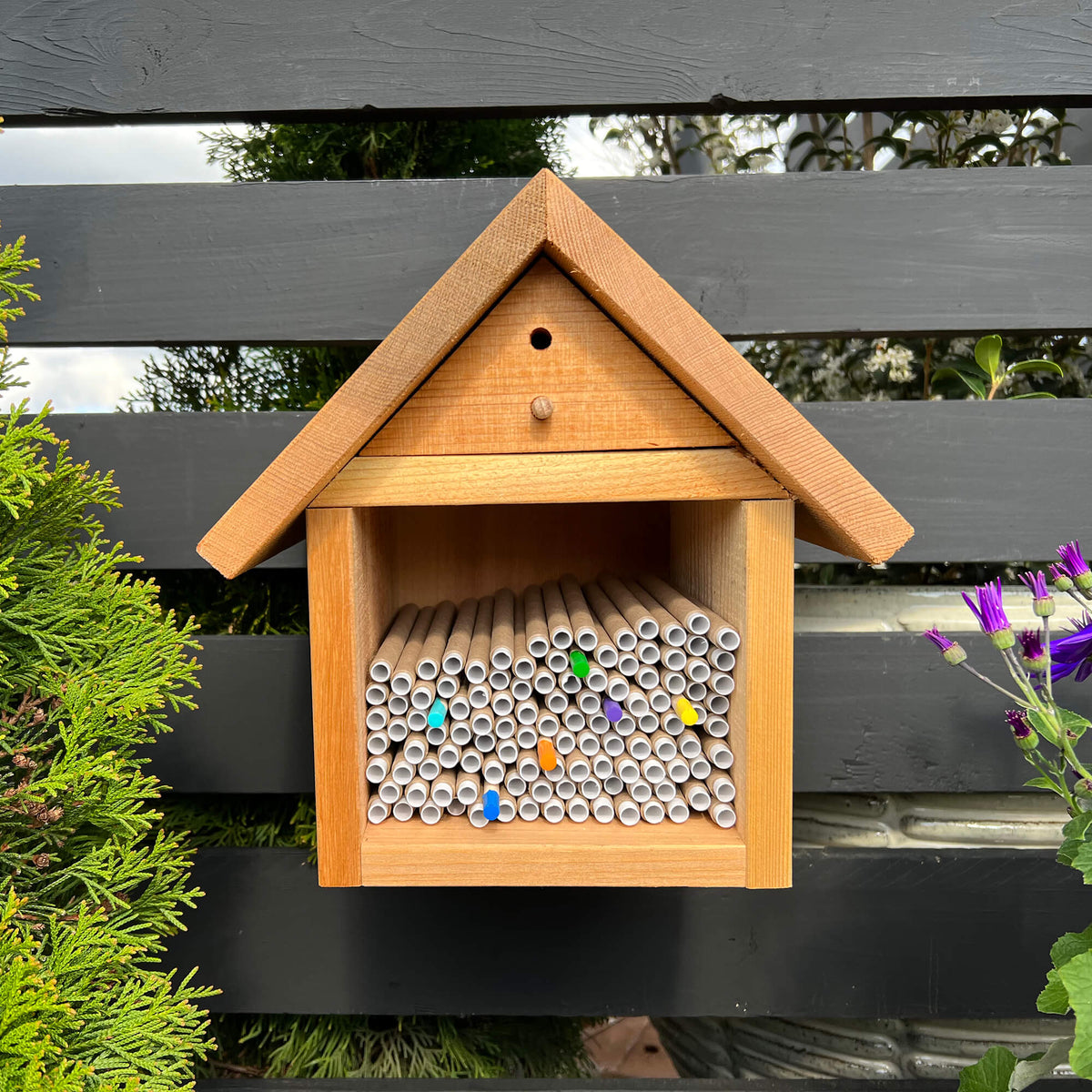 Chalet Cedar Bee House CrownBees