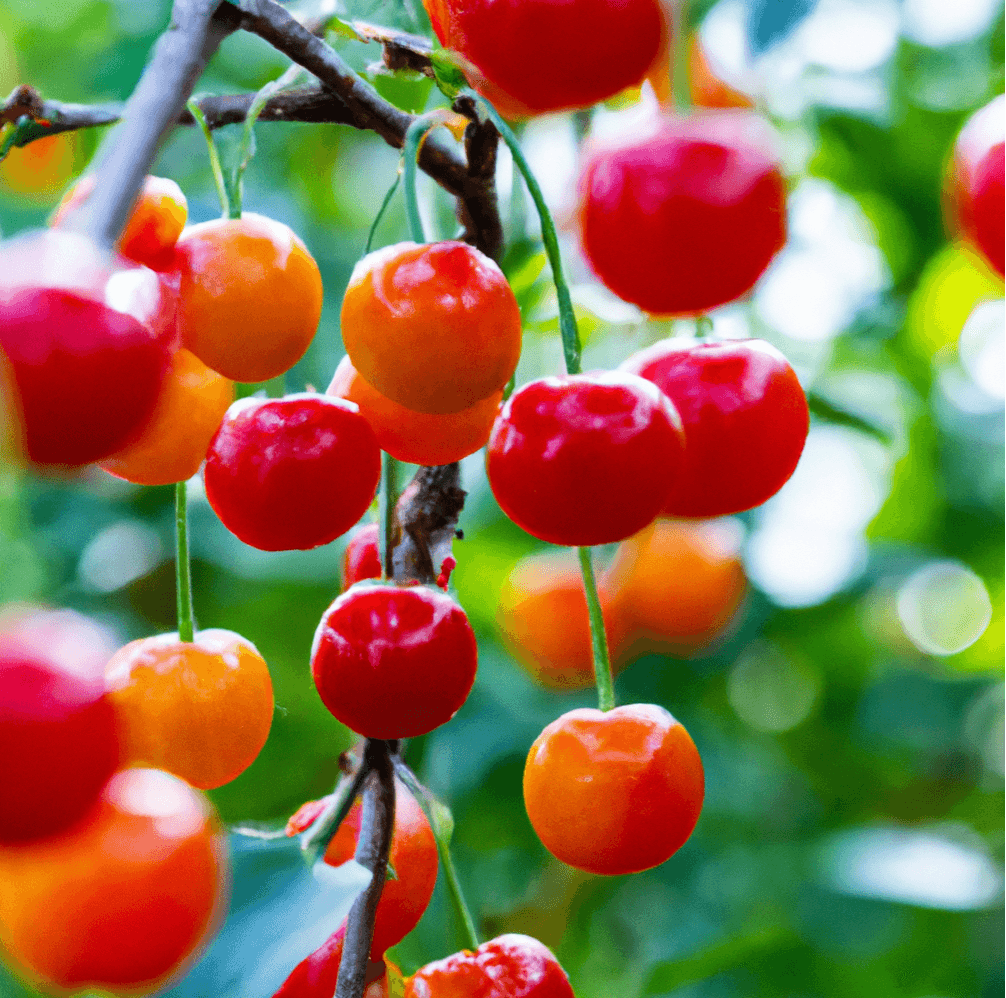 Coral Champagne Cherry Tree (Potted)