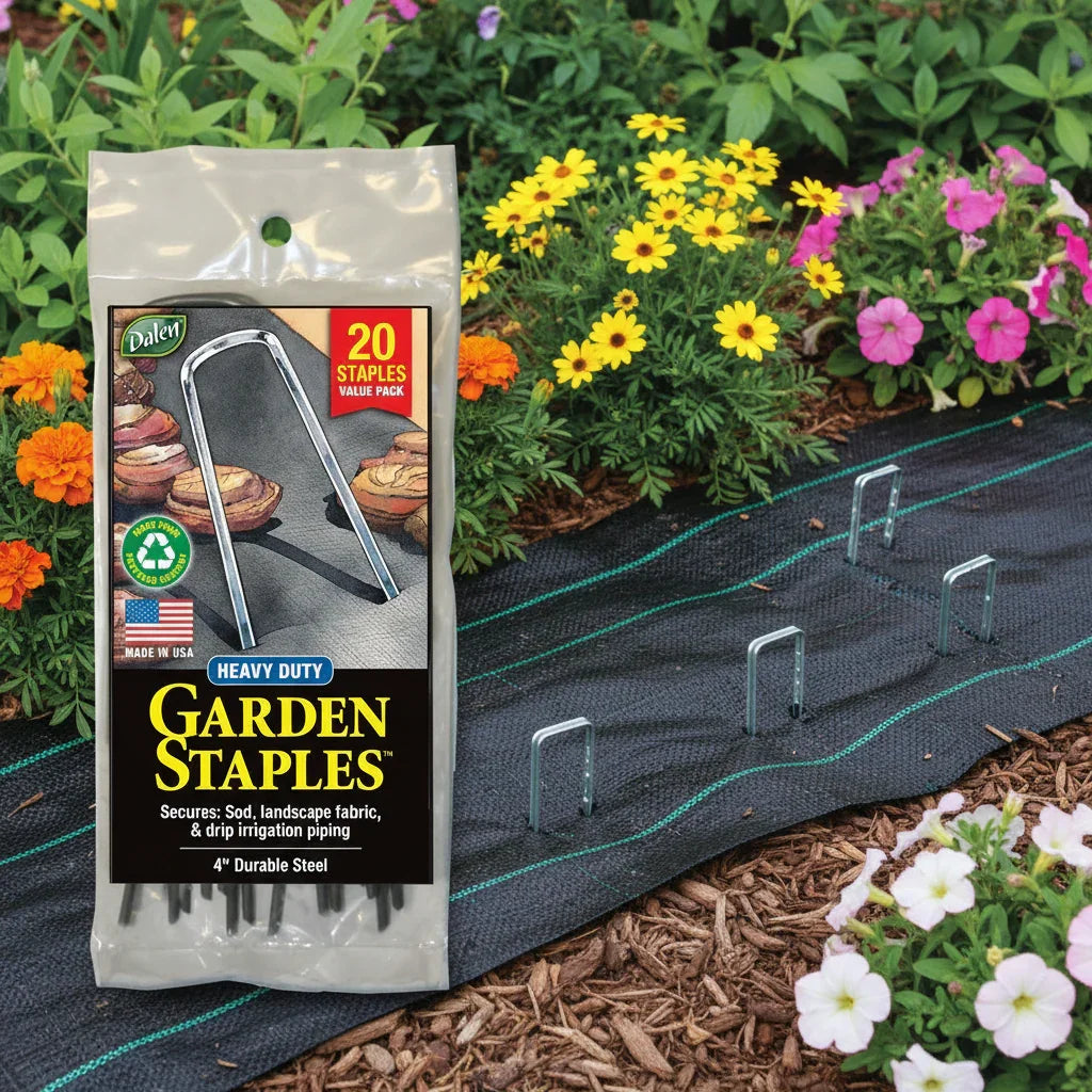 Gardeneer by Dalen 4in Garden Staples (20pk) BFG Supply Co