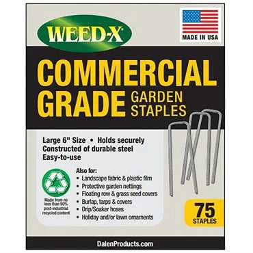 Gardeneer by Dalen 6in Garden Staples (75pk) BFG Supply Co