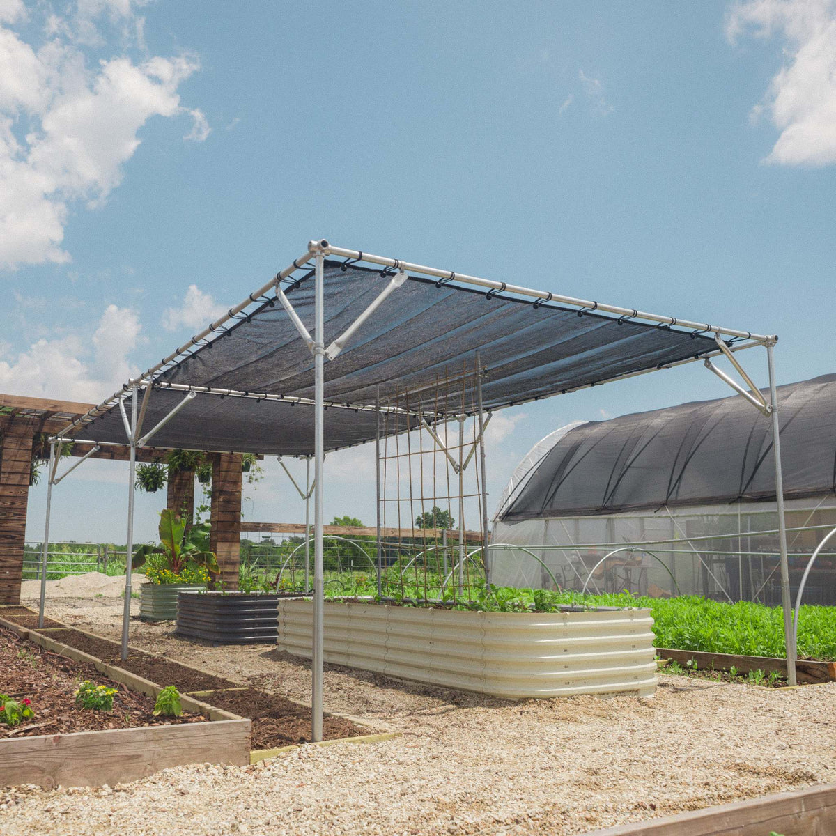 DIY Shade Structure Kit Bootstrap Farmer