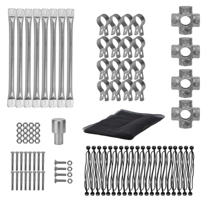 DIY Shade Structure Kit 10' x 10' Bootstrap Farmer