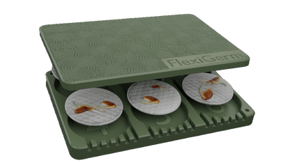 FlexiGerm Silicone Seed Germination Tray Sage Green Root Nerds