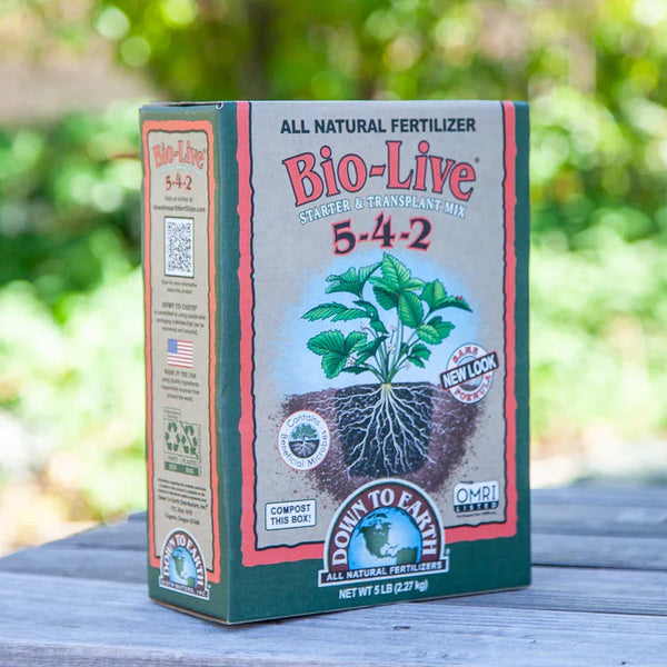 Bio-Live 5-4-2 Fertilizer (5 pound box) for Sale – Grow Organic
