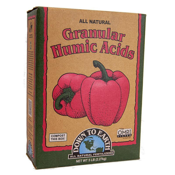 Humic Acids, Granular (5 Lb Box) - Grow Organic