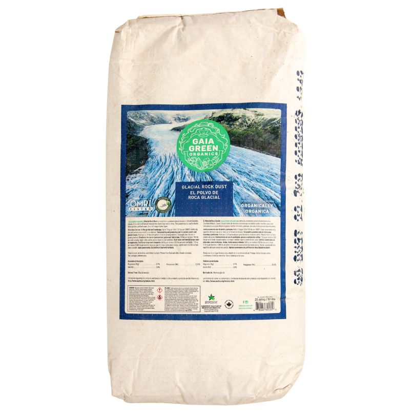 Gaia Green Glacial Rock Dust (50 lb) - Grow Organic Gaia Green Glacial Rock Dust (50 lb) Fertilizer