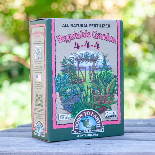 plant vegetable fertilizer Down To Earth 5 Lb. 4-4-4 Vegetable Garden