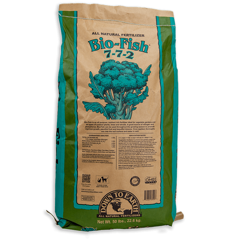 Bio-Fish All Purpose 7-7-2 Fertilizer (50 lb) - Grow Organic