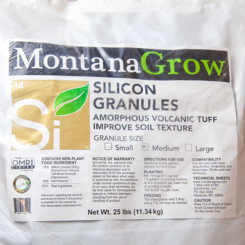 MontanaGrow Organic Granular Silicon (25 lb) Grow Organic