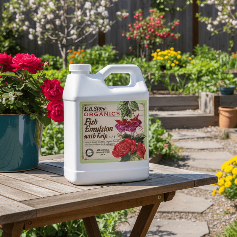 Fish Emulsion with Kelp 4-1-1 (Quart) EB Stone