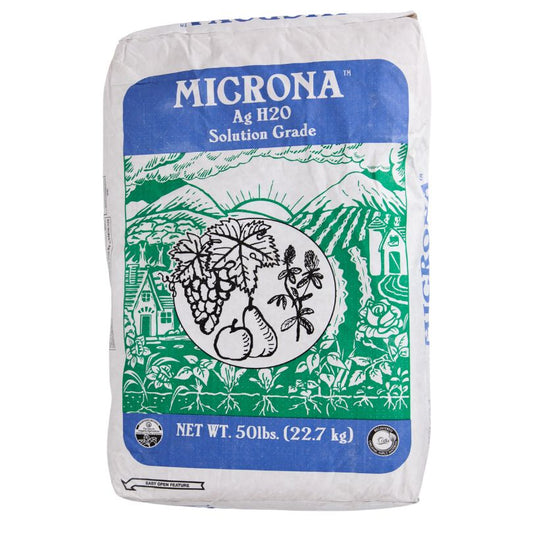 Organic Limestone Microna Ag H2O (50 lb) - Grow Organic Organic Limestone Microna Ag H2O (50 lb) Fertilizer - Front Photo