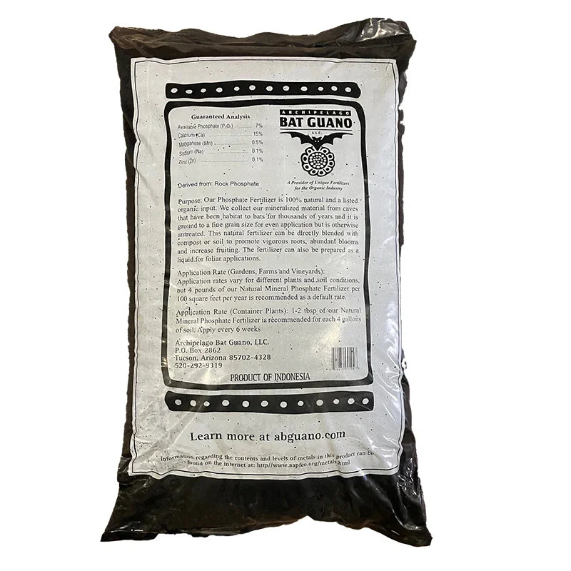 bat plant fertilizer Archipelago Bat Guano 0-7-0