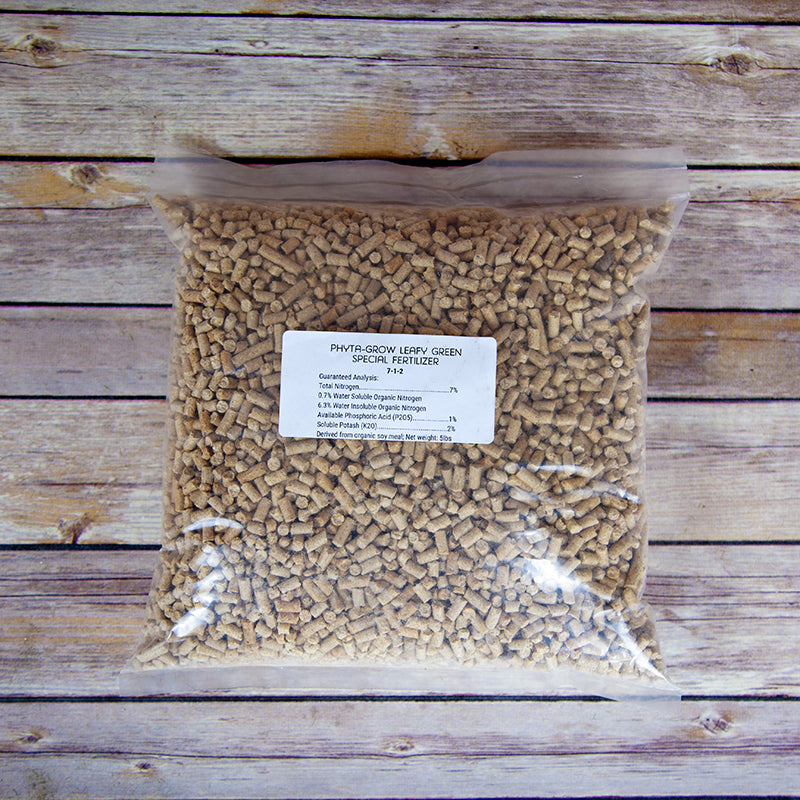 Phyta-Grow Leafy Green Special Fertilizer 7-1-2 (5 lb bag) Grow Organic