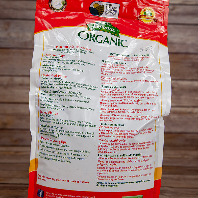 Espoma Organic Tomato-Tone 3-4-6 (8lbs) Espoma