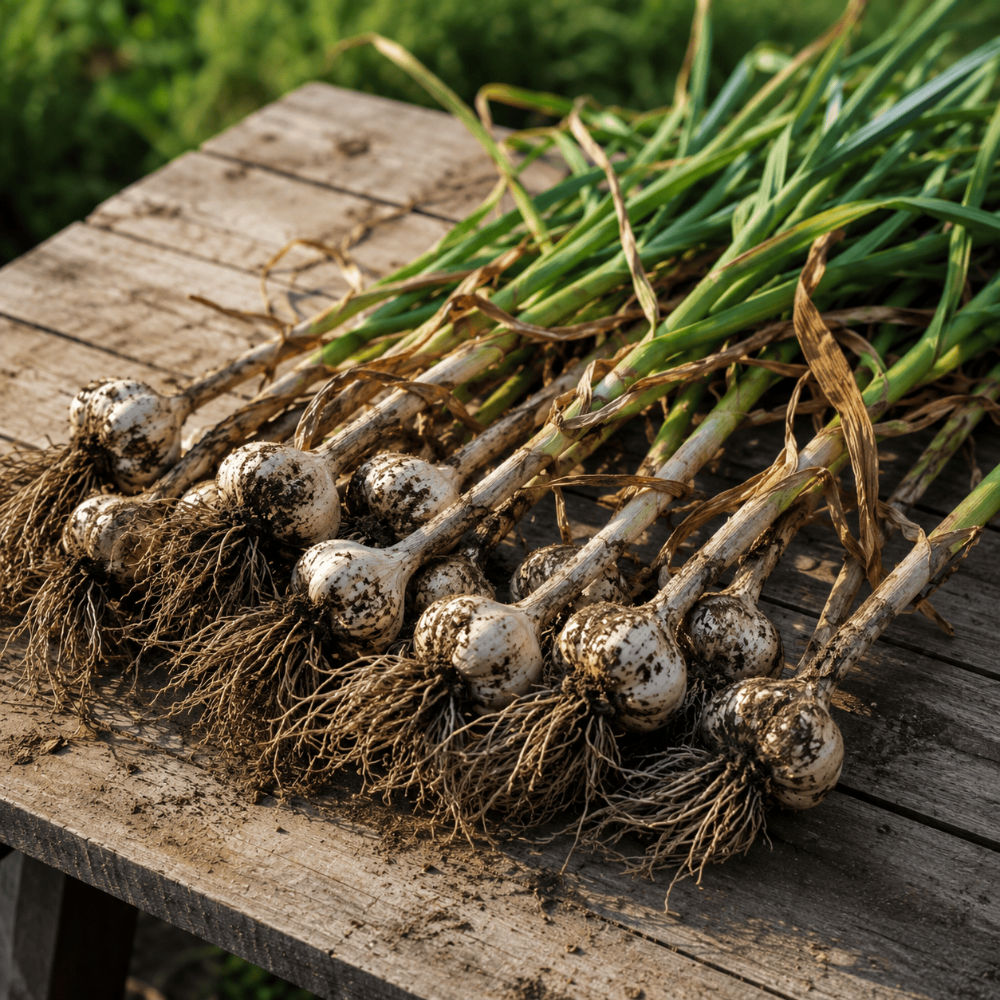 Organic Georgian Crystal Garlic (lb) Green Garden Farm