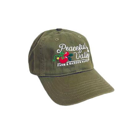 Peaceful Valley Organic Cotton Ball Cap (Jungle Green)