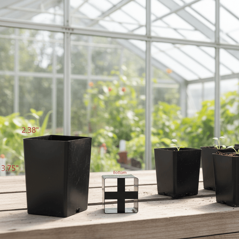 2.38 X 3.75" Band Pots- 540 pots