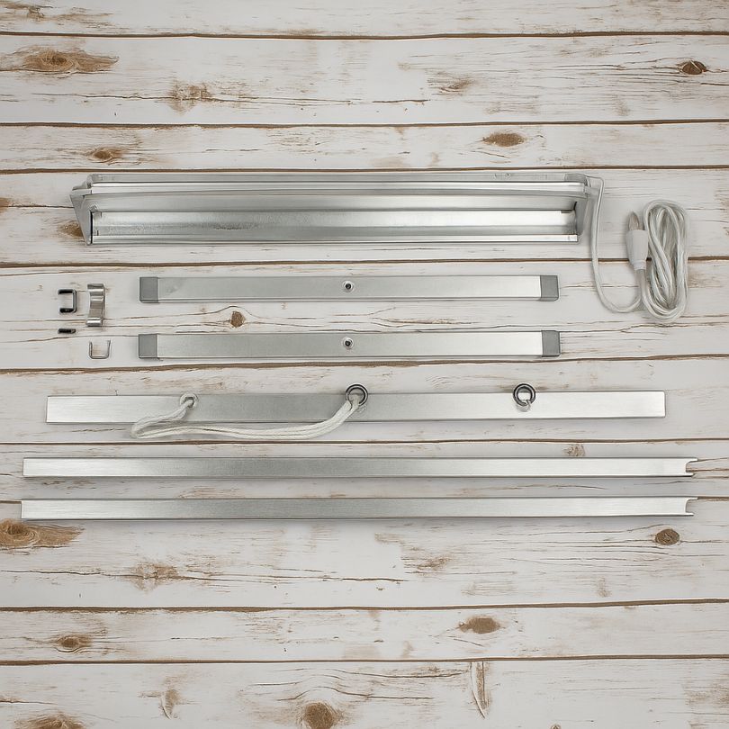 2-Foot Light System with One Lamp - Grow Organic 2-Foot Light System with One Lamp Growing. Disassembled