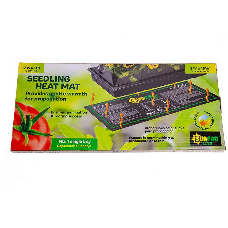 plant seed heat mat HydroFarm Seedling Heating Mat (One Flat Size)