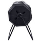 HomePacific black dual-compartment compost tumbler with steel support frame