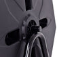 HomePacific black dual-compartment compost tumbler with steel support frame