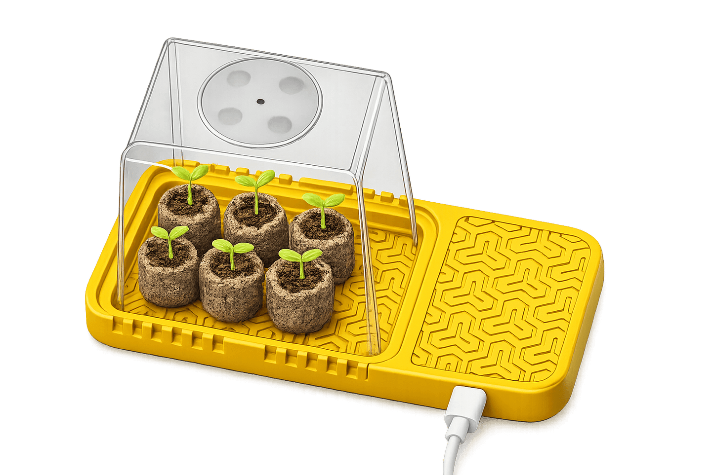 GermiPad Plant Propagation Pad Yellow Root Nerds