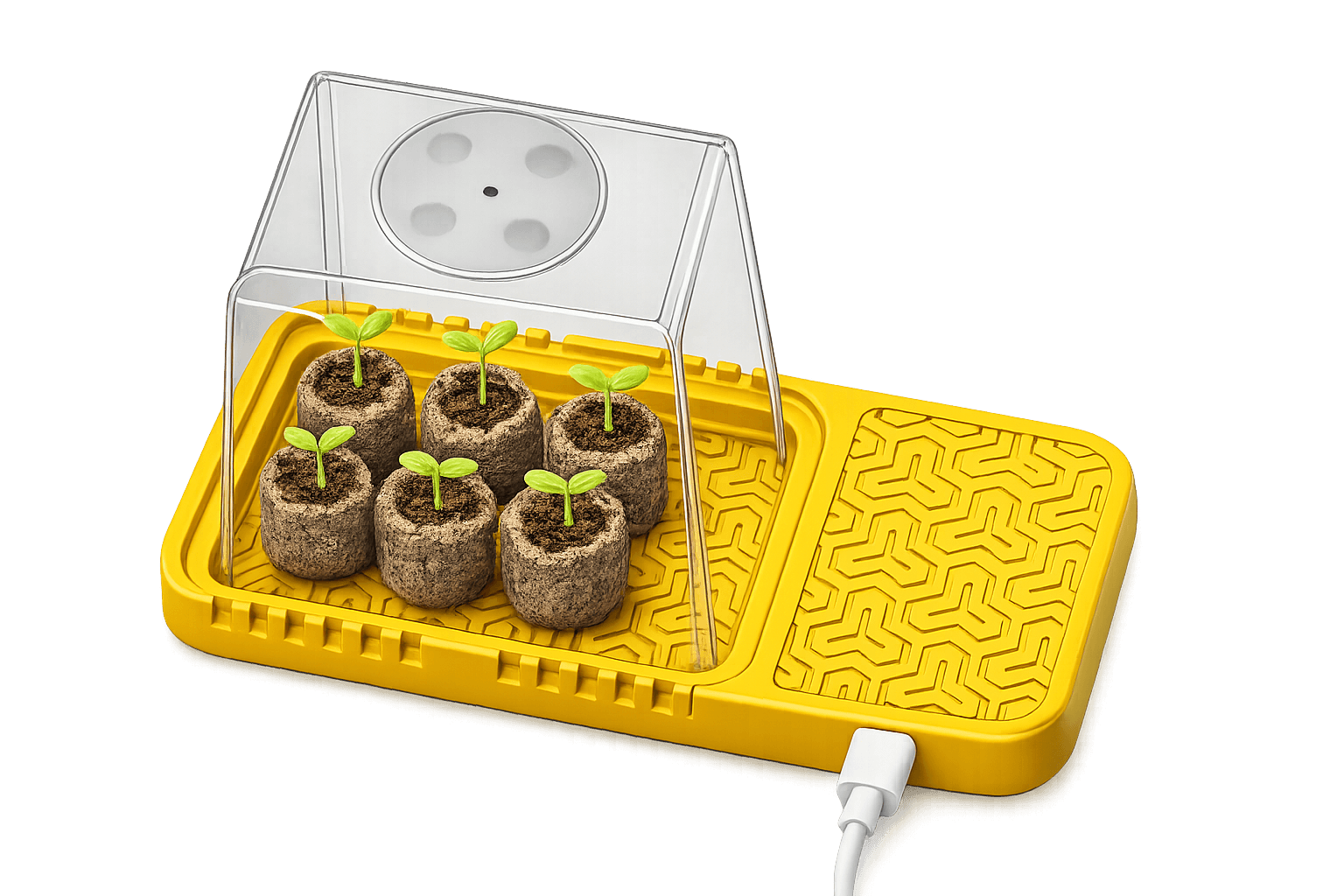 GermiPad Plant Propagation Pad Yellow Root Nerds
