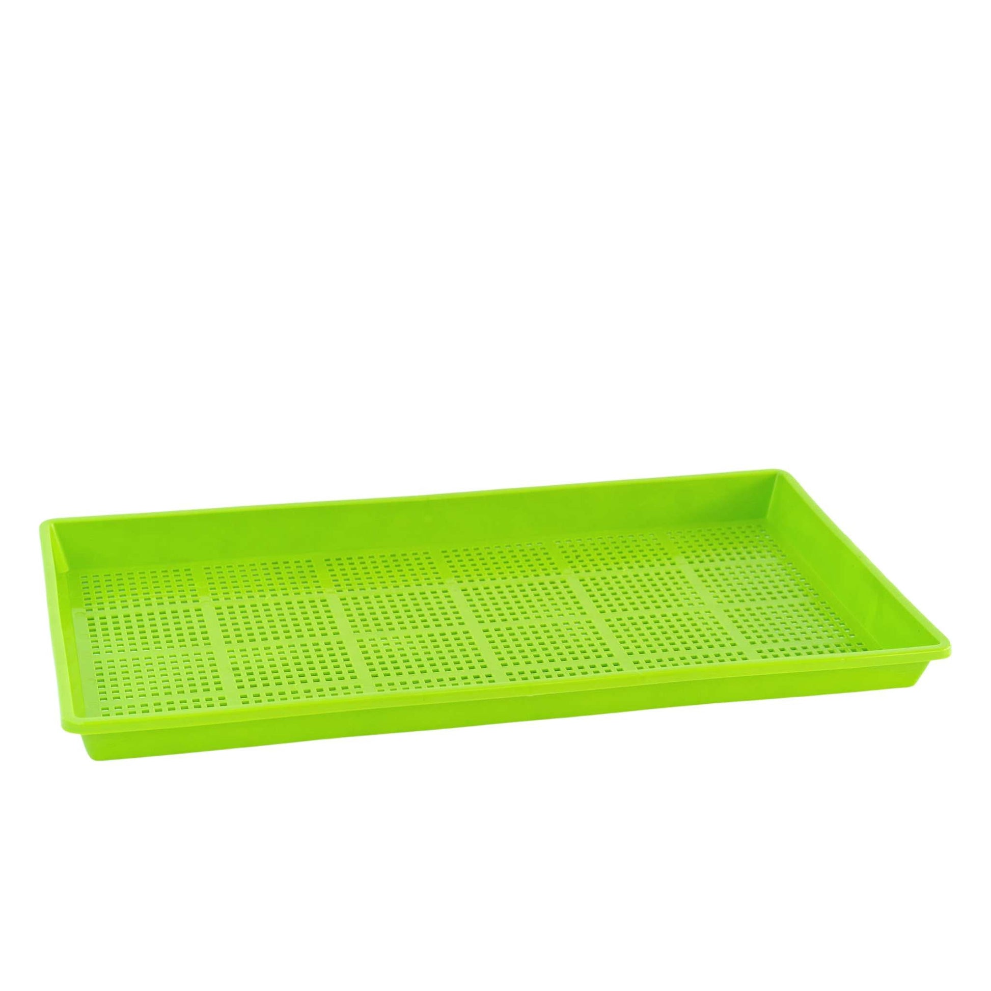1020 Mesh Trays Shallow Extra Strength Colors -  1" Deep 1 Tray / Green Bootstrap Farmer