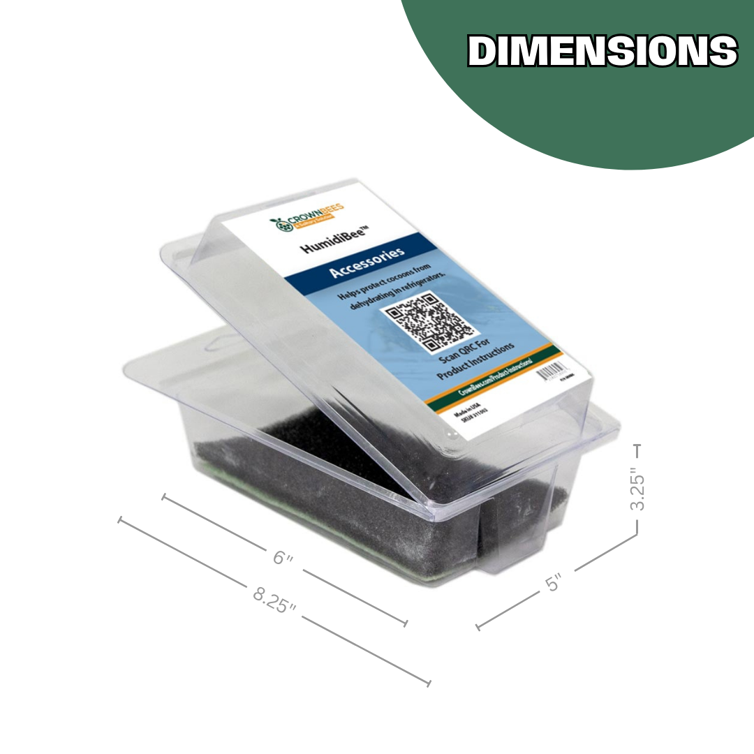 HumidiBee™ Cocoon Humidifier for Mason Bees CrownBees