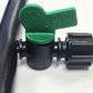 Perma-Loc 1/4" Barbed Fitting with shut off valve Grow Organic