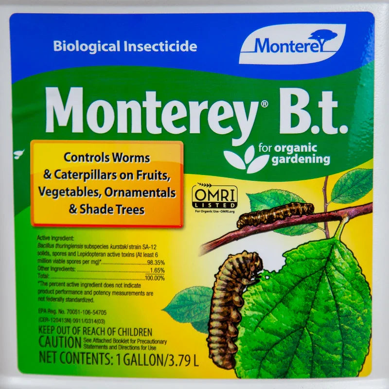 monterey garden insect spray ingredients Monterey B.T. Concentrate, (gal) – Organic Pest Control – Grow Organic