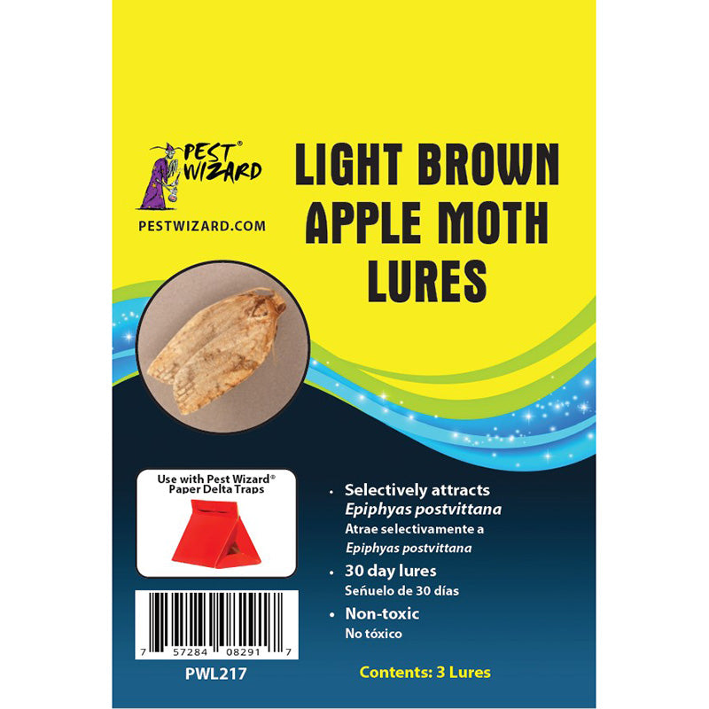 Light Brown Apple Moth Lures pack of 3