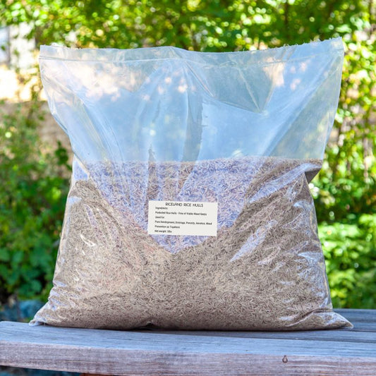 Rice Hulls (5 lb Bag) Grow Organic