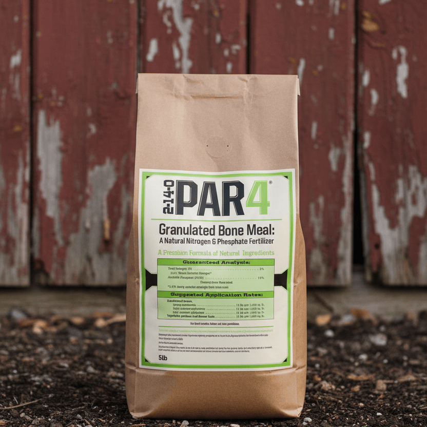 Par 4 Granulated Bone Meal 2-14-0 (5 lb bag) Grow Organic
