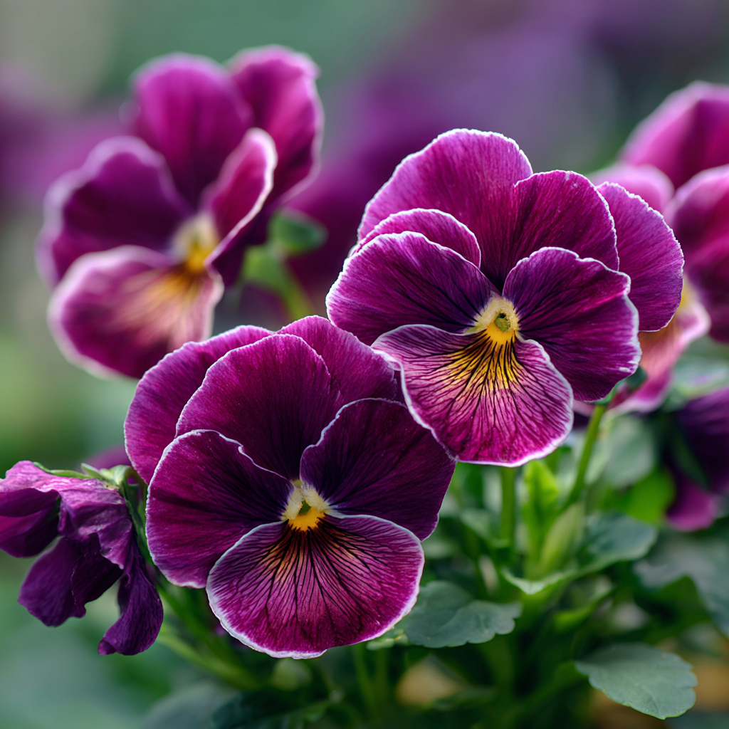 Viola - Nature Rose Picotee Annie's Annuals
