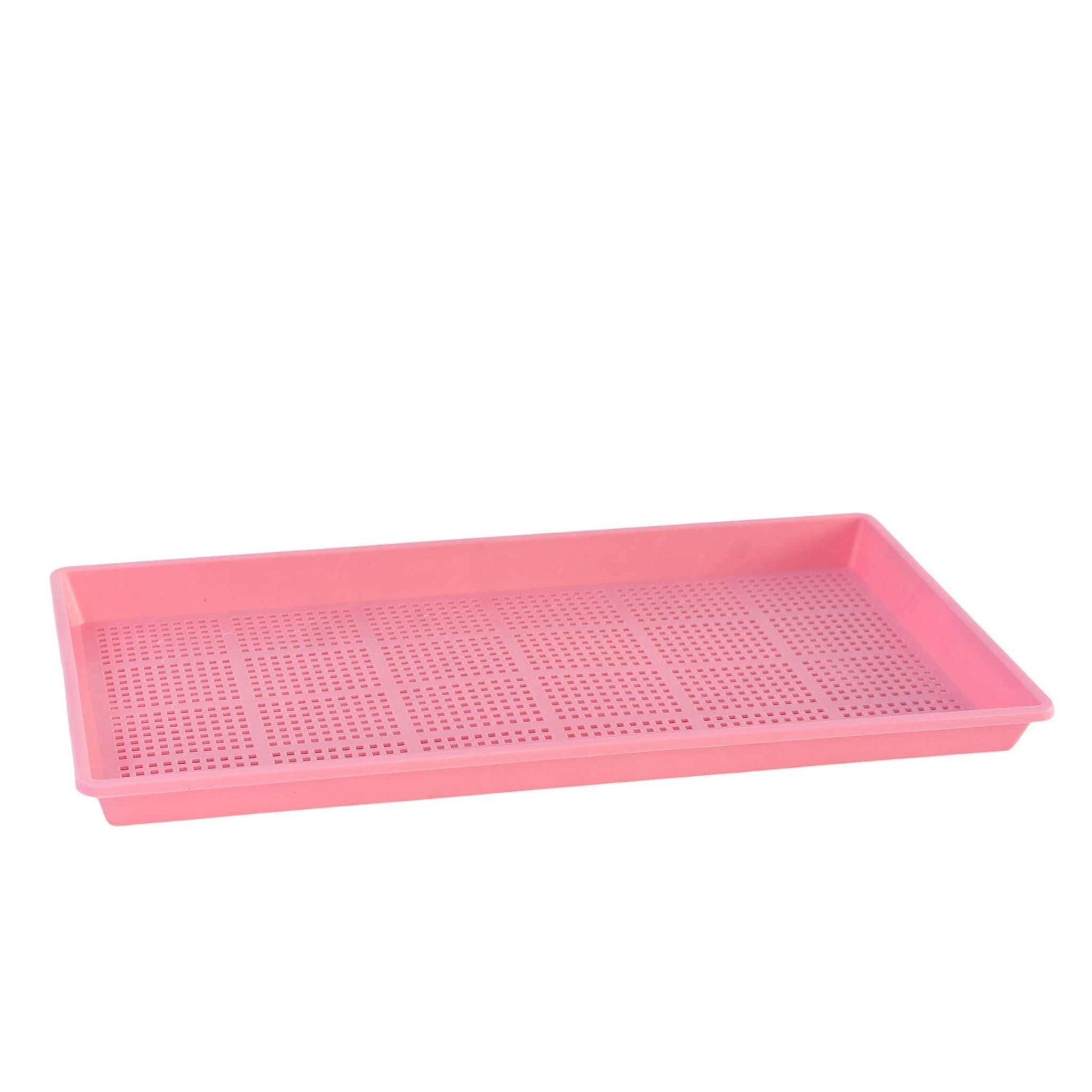 1020 Mesh Trays Shallow Extra Strength Colors -  1" Deep 1 Tray / Pink Bootstrap Farmer