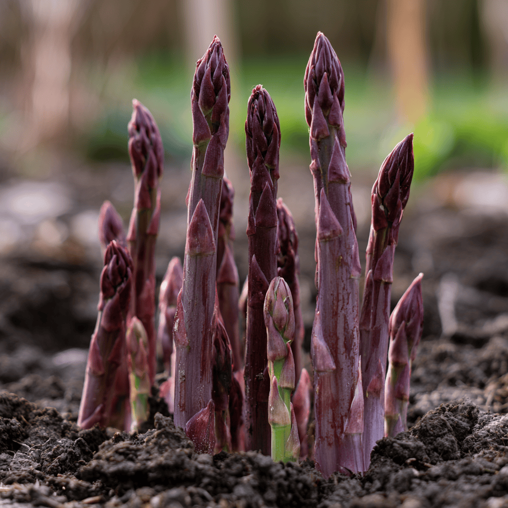Asparagus Purple Passion Crowns (Bundle of 10) Grow Organic