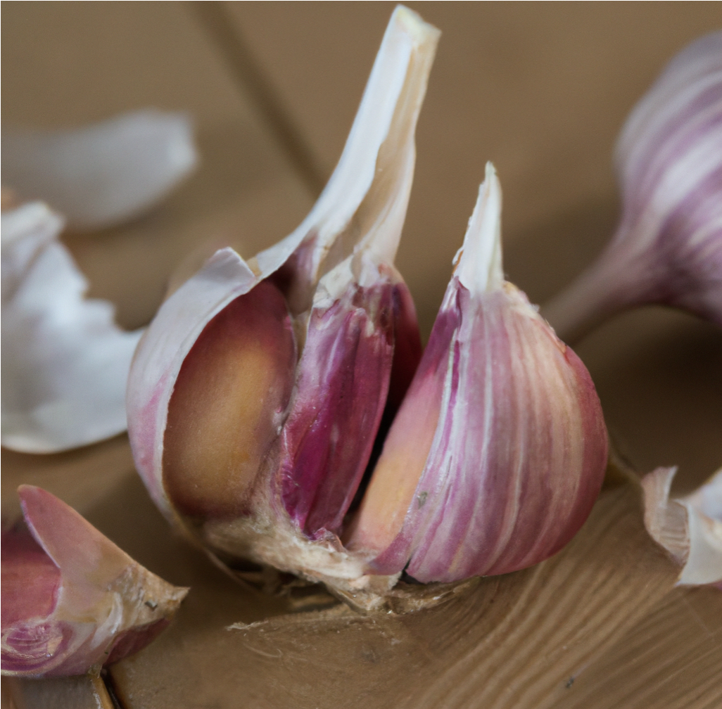 Conventionally Grown Garlic, Russian Red (lb)