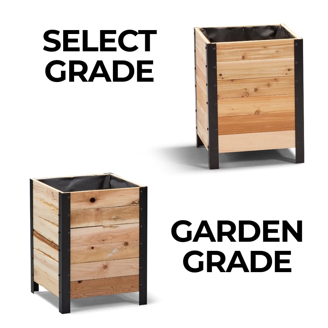 18″ x 18″ Planter Box - 24" TALL / Select Grade Cedar Planters