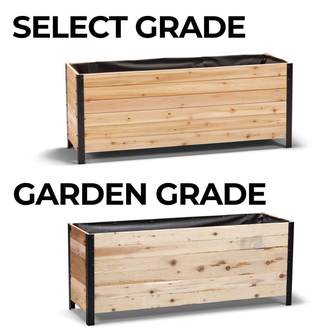 18" x 60" Planter Box - 24" TALL / Select Grade Cedar Planters