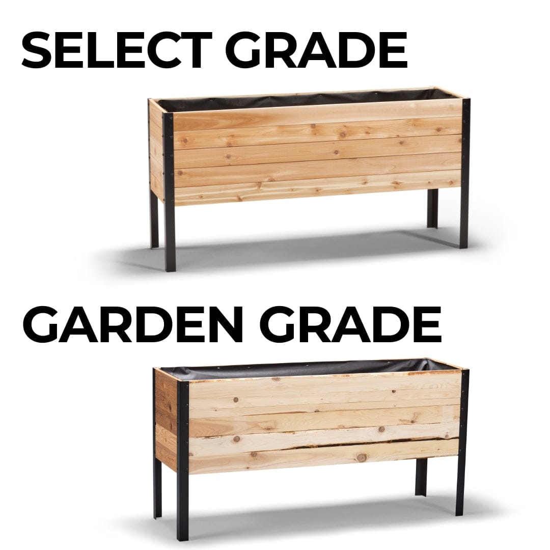 18″ x 60″ Deep Root Raised Garden Bed - 30″ TALL / Select Grade Cedar Planters