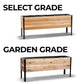 18″ x 72″ Deep Root Raised Garden Bed - 30″ TALL / Select Grade Cedar Planters