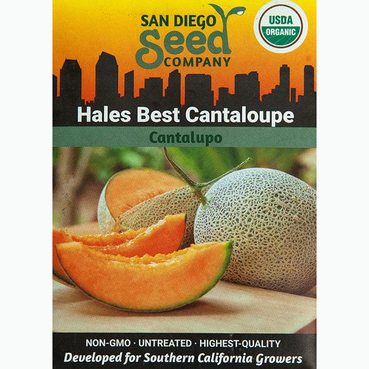 Seed Pack For Hales Best Cantaloupe By San Diego Seed Company 